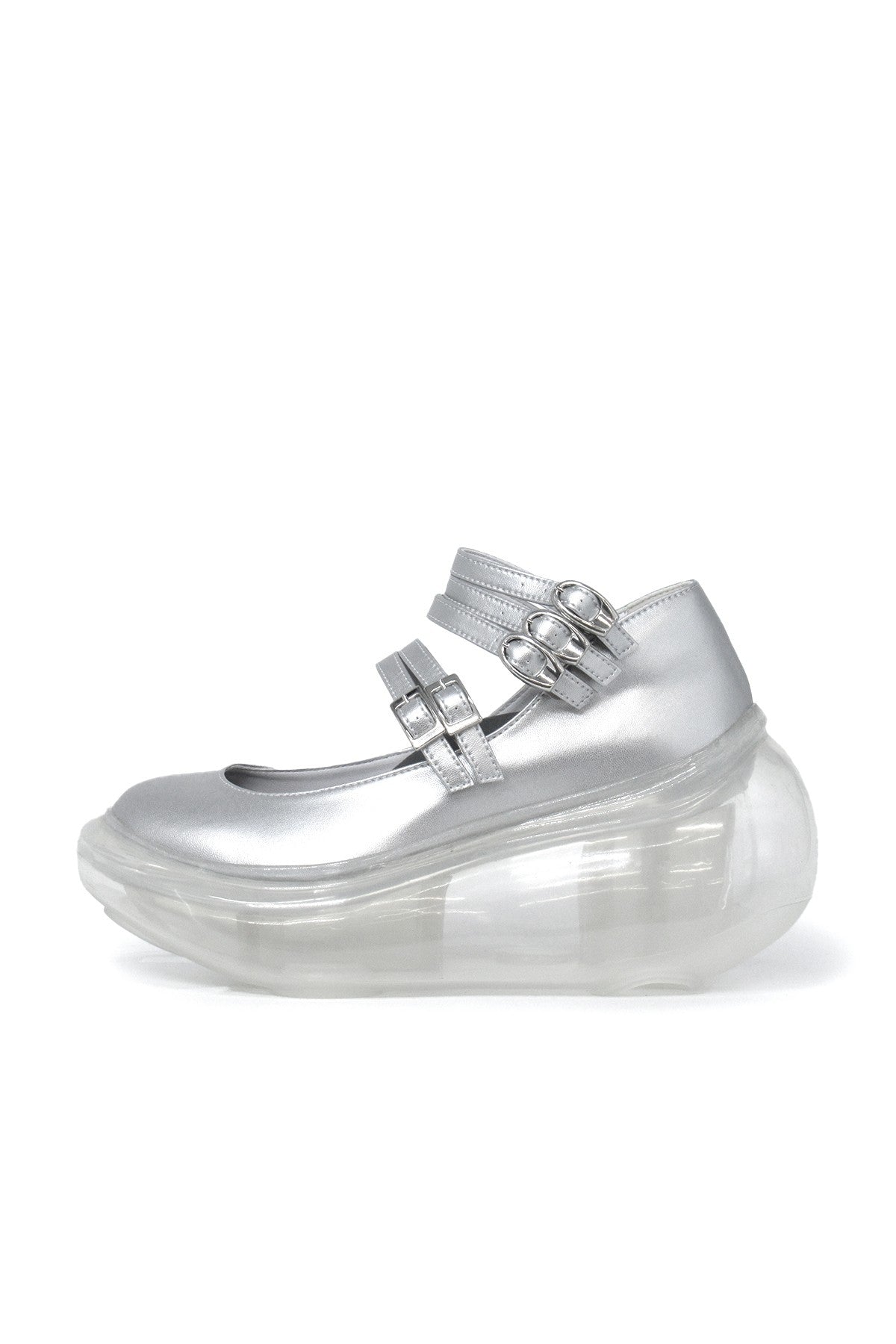 Mary Jane Metallic / Silver