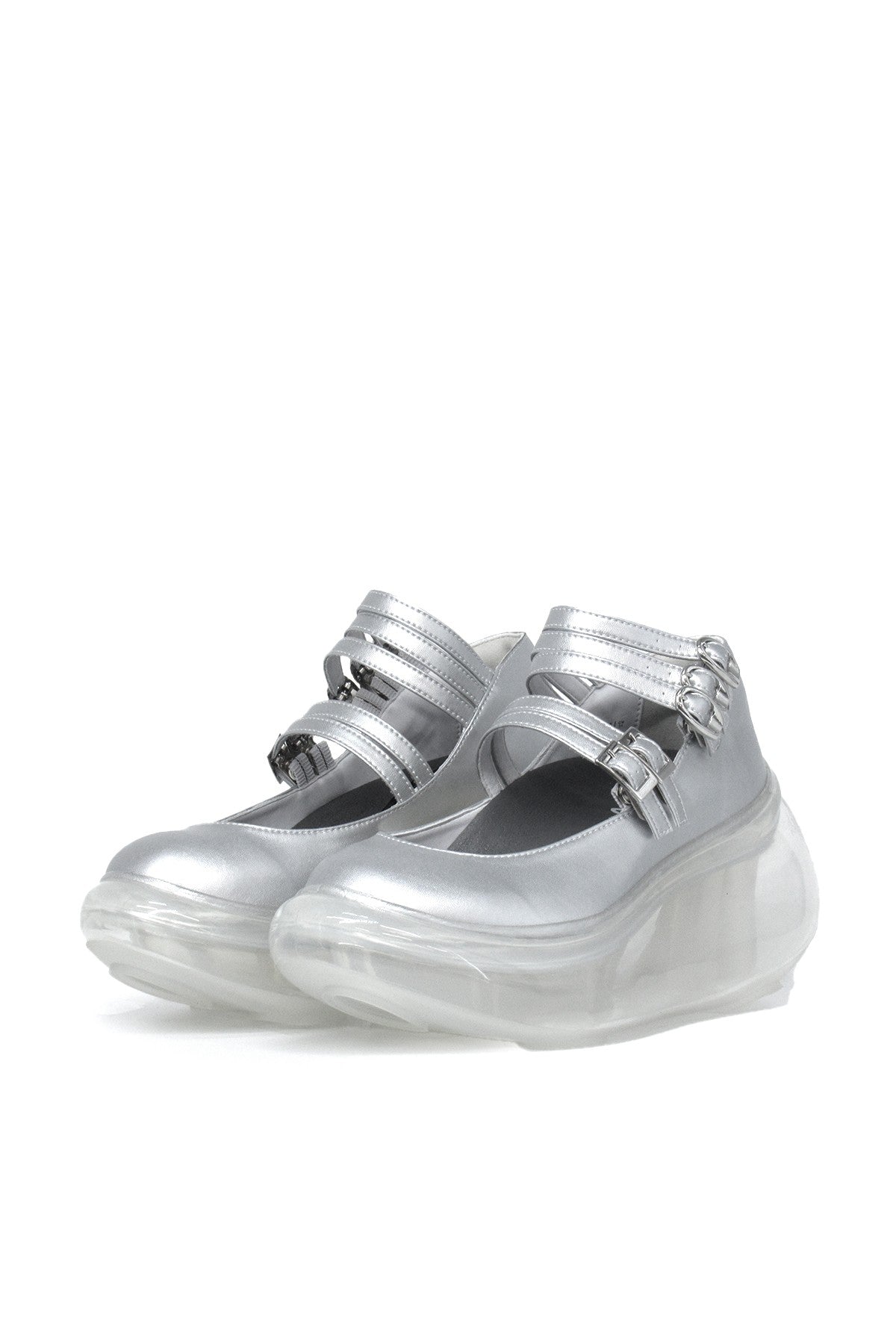 Mary Jane Metallic / Silver