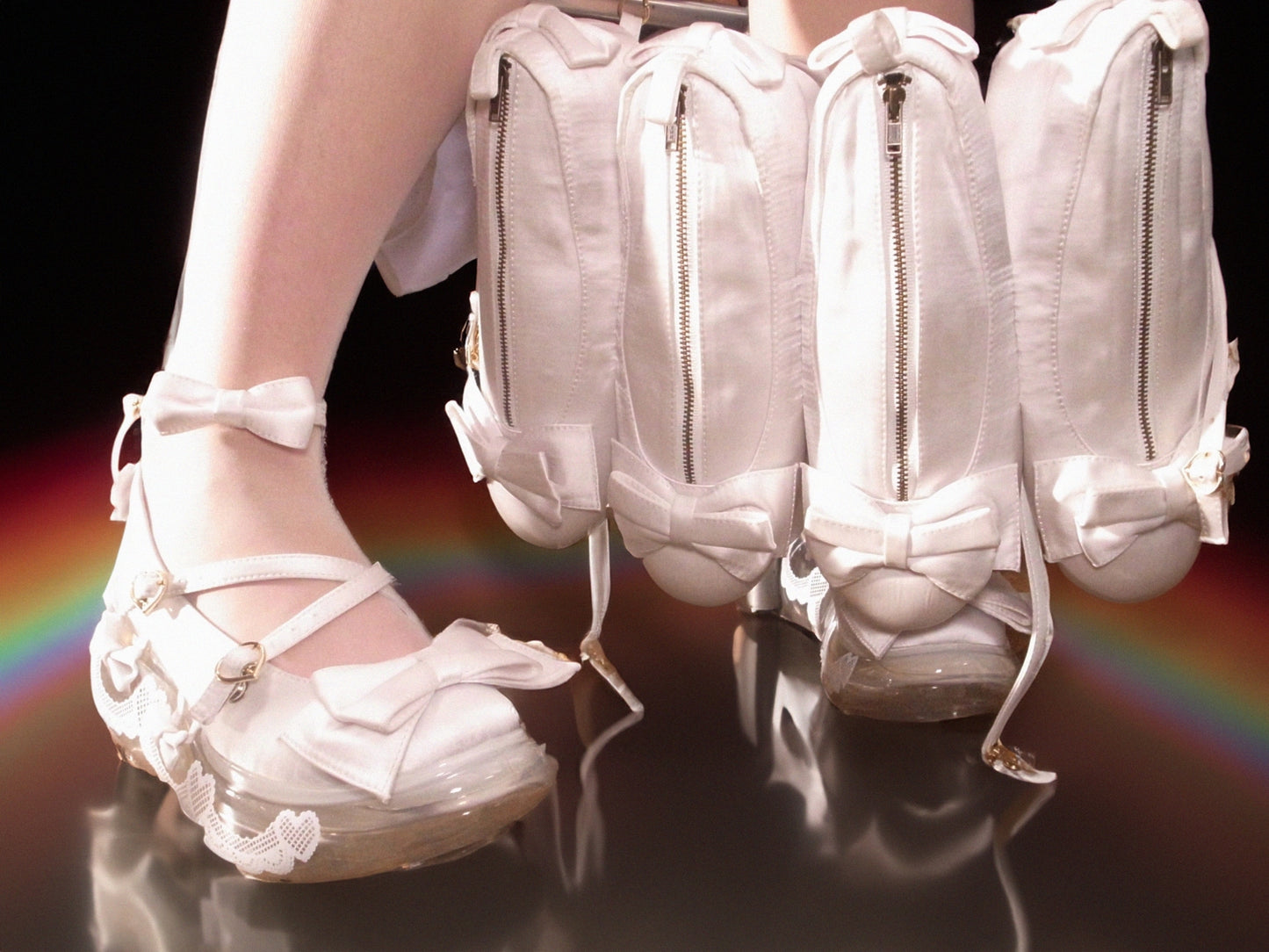 Tea Party Bag / White / Angelic Pretty × JennyFax
