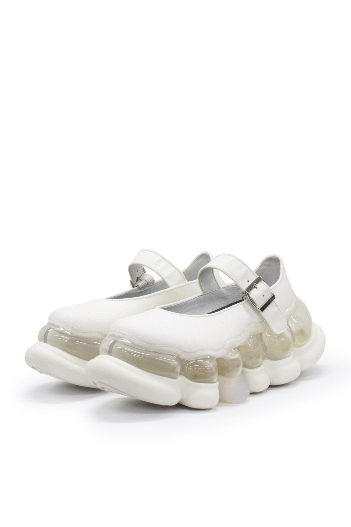 "Jewelry" Ark Mary Jane / White Glitter