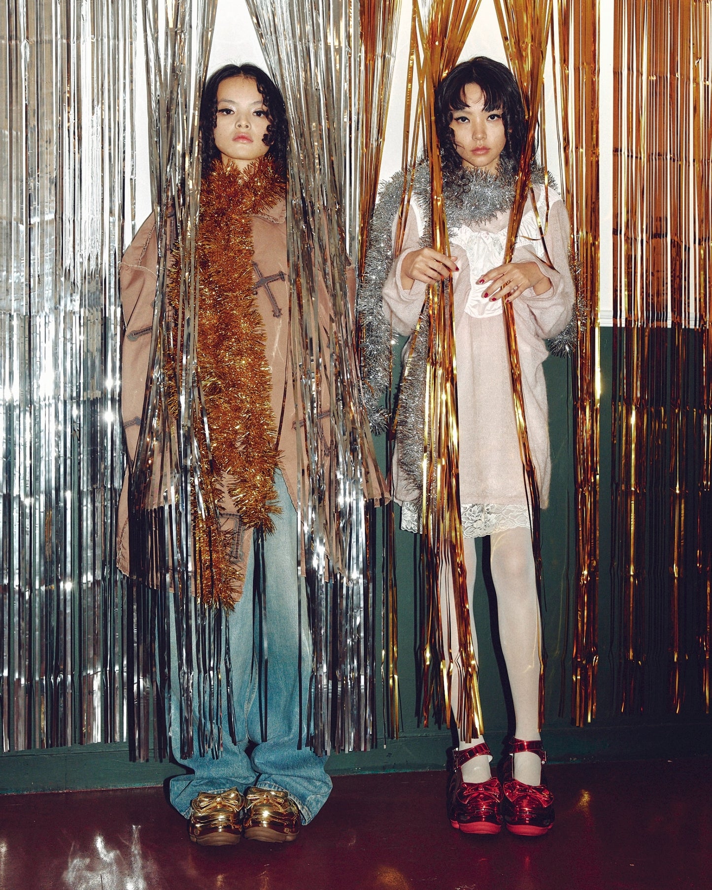 New Jewelry Chrome Mary Jane / Gold