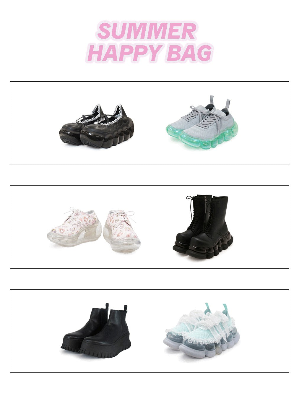 Summer Happy Bag 2025 / Shoes Set (2pair)【約7.5~9.5万円相当】