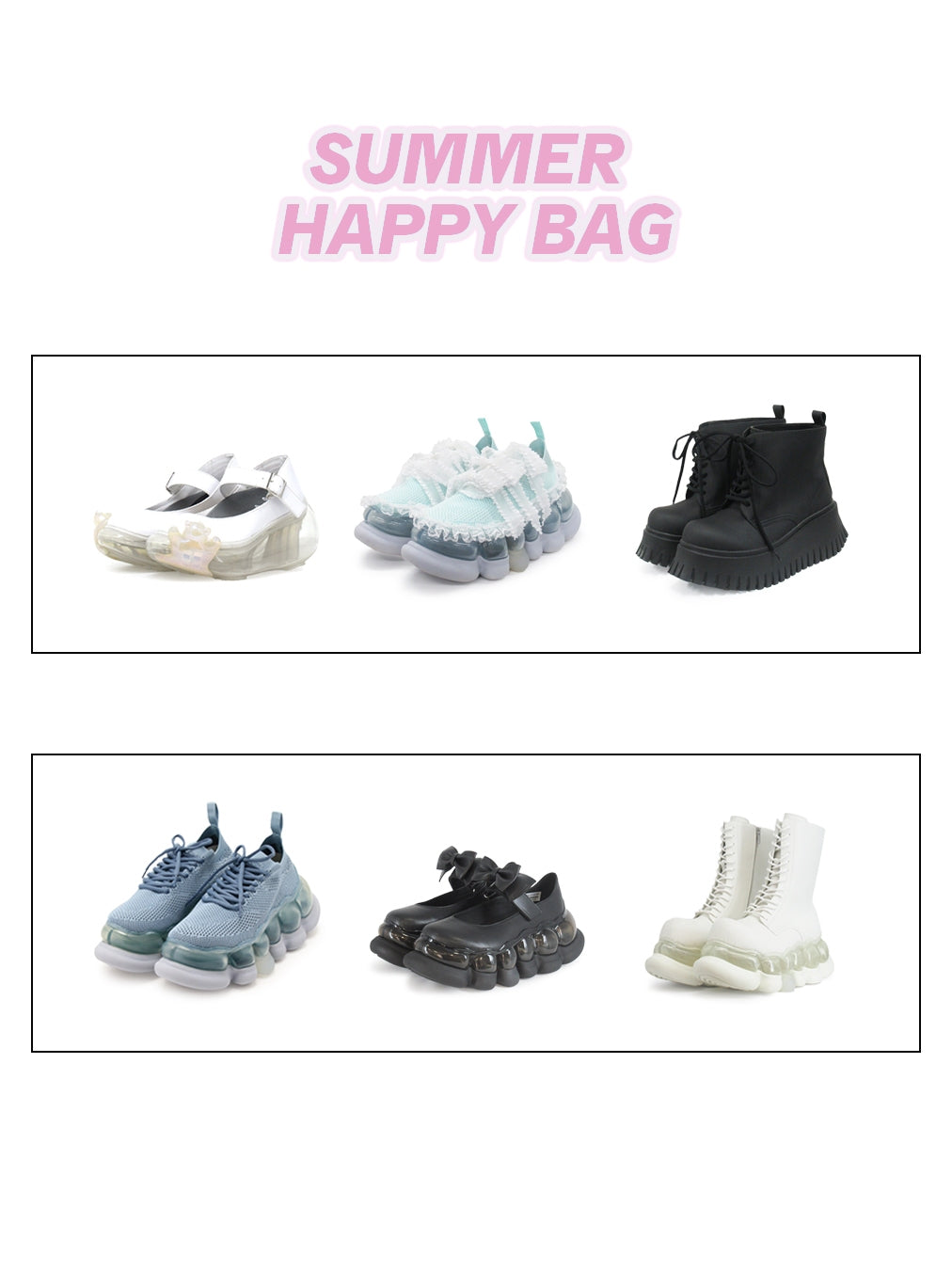 Summer Happy Bag 2025 / Shoes Set (3pair)【約12~14万円相当】