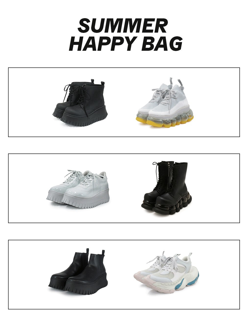 Summer Happy Bag 2025 / Monotone Shoes Set (2pair)【約7.5~9.5万円相当】