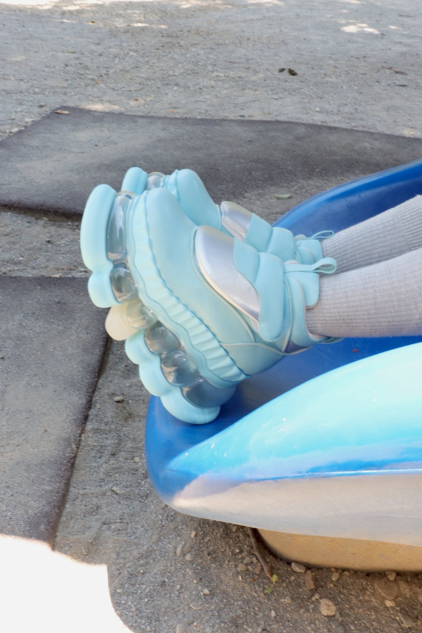 "Jewelry" Ark Puff High / Light Blue
