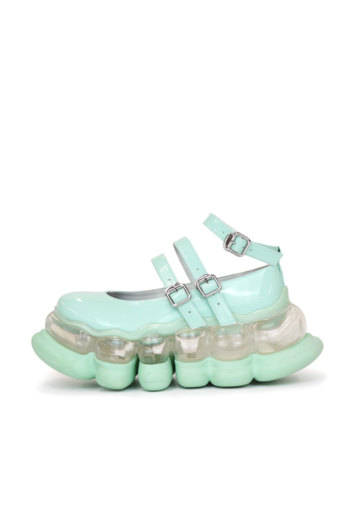"Jewelry" Ark Three Straps Mary Jane / Mint