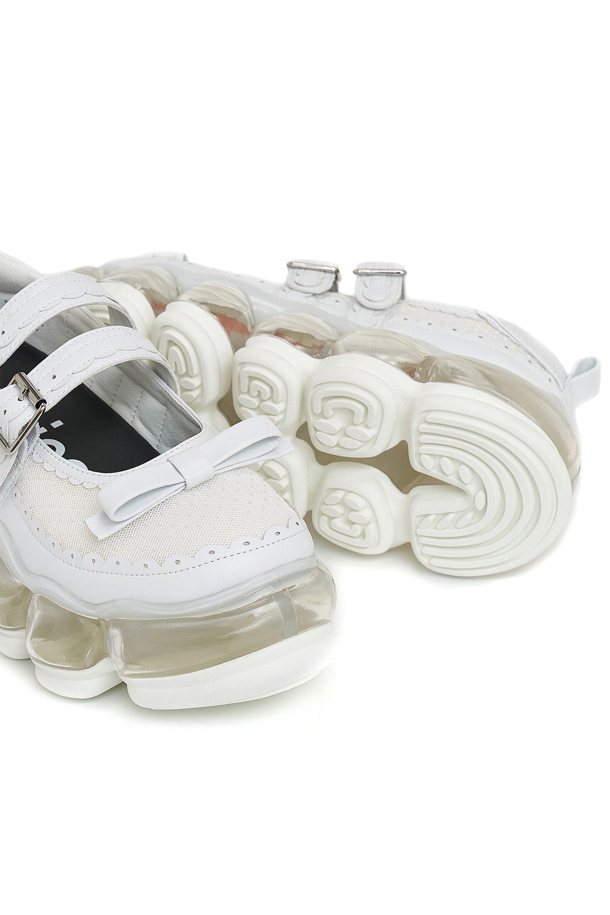 New "Jewelry" Mary Jane Sugar / White