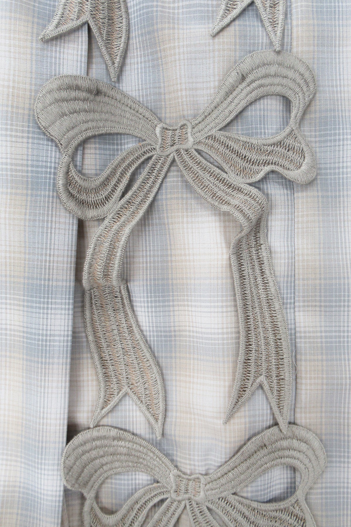 【25SS订】刺绣百褶裙/米色/MSS25S01