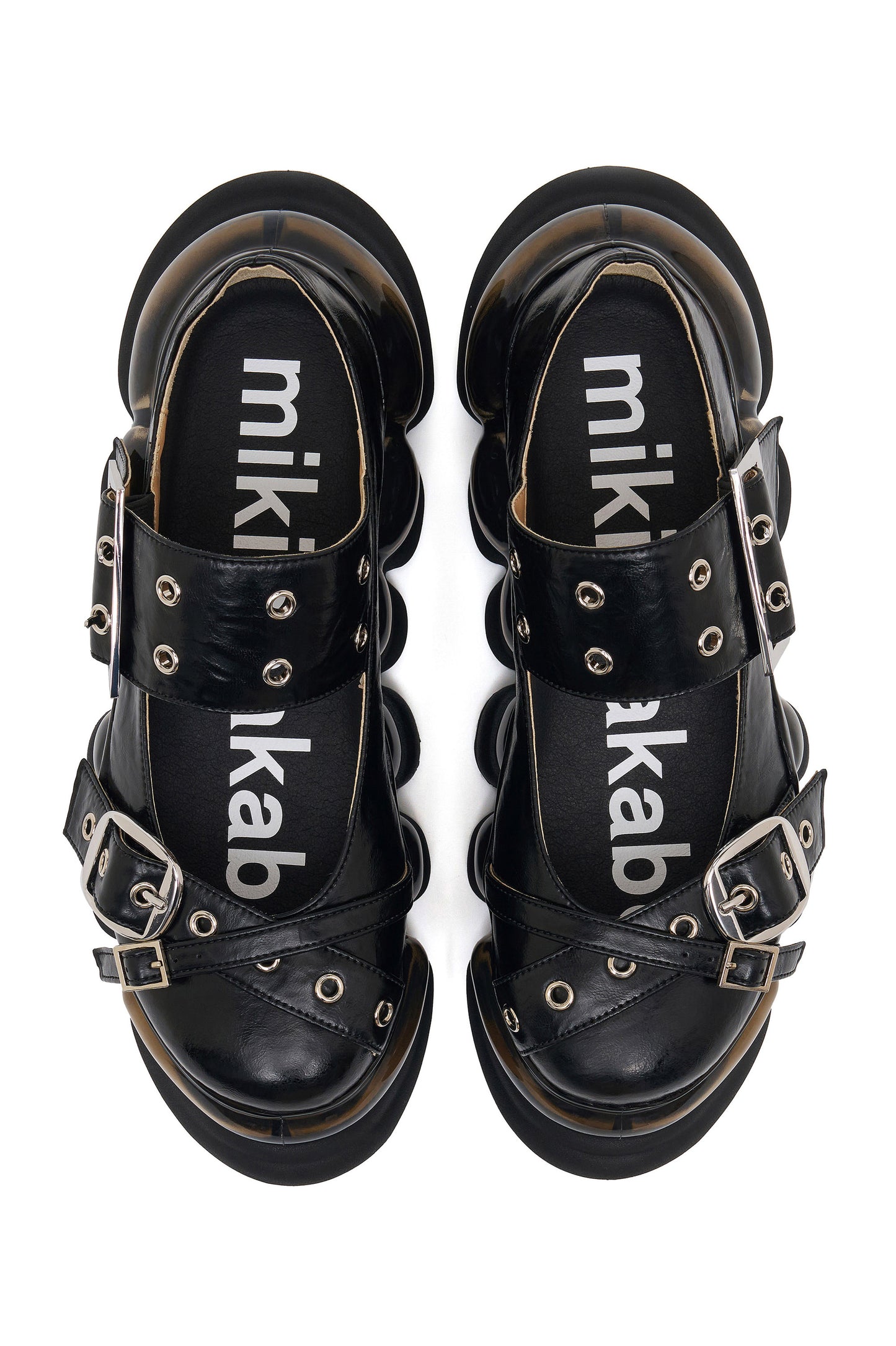 【SS26受注】"Jewelry" Ark Blushed Cross Mary Jane / Black / MSS26SH03