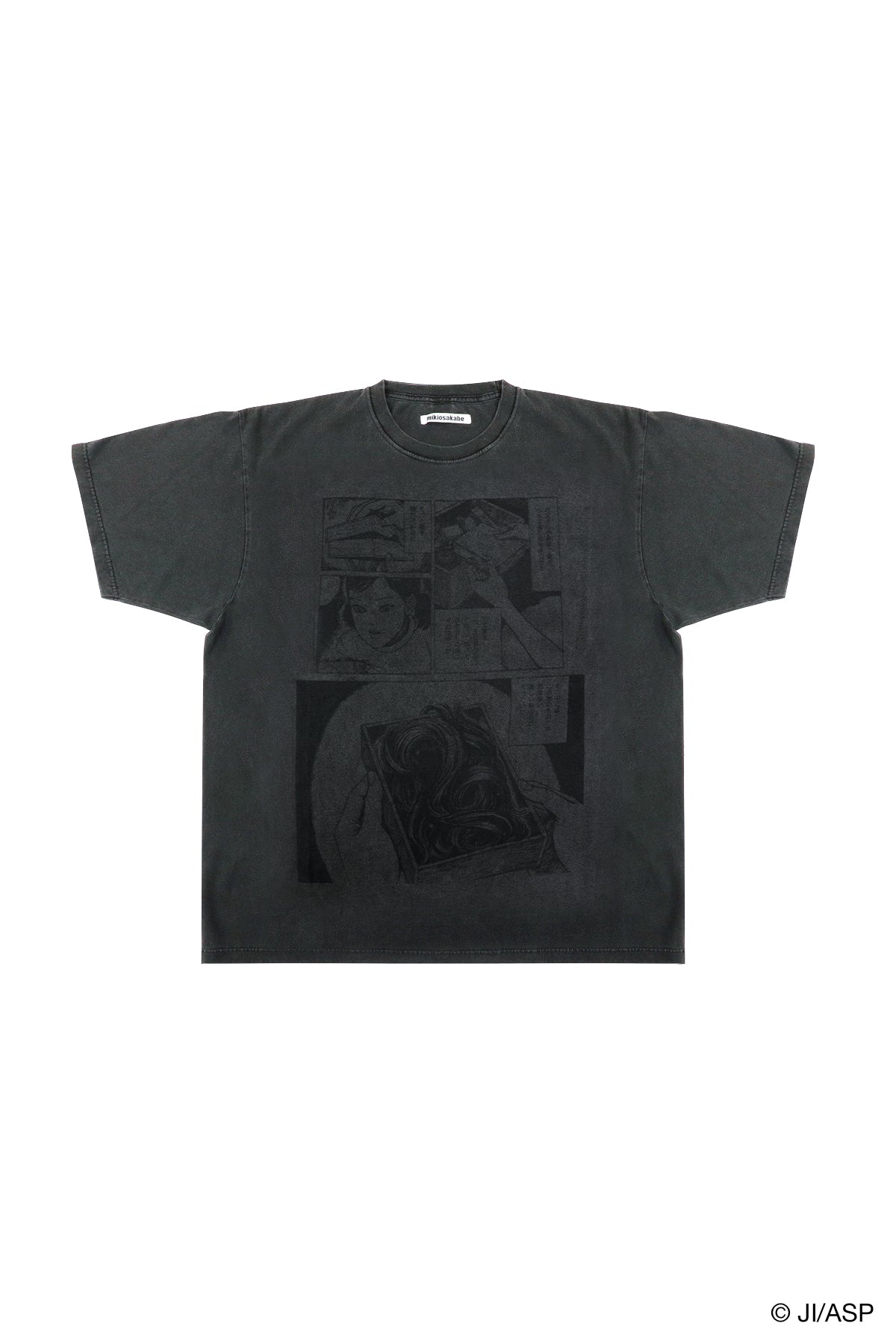 【TM25受注】Tomie 『Mouhatsu』 Washed Print T-Shirt / Black / MSTMT01C