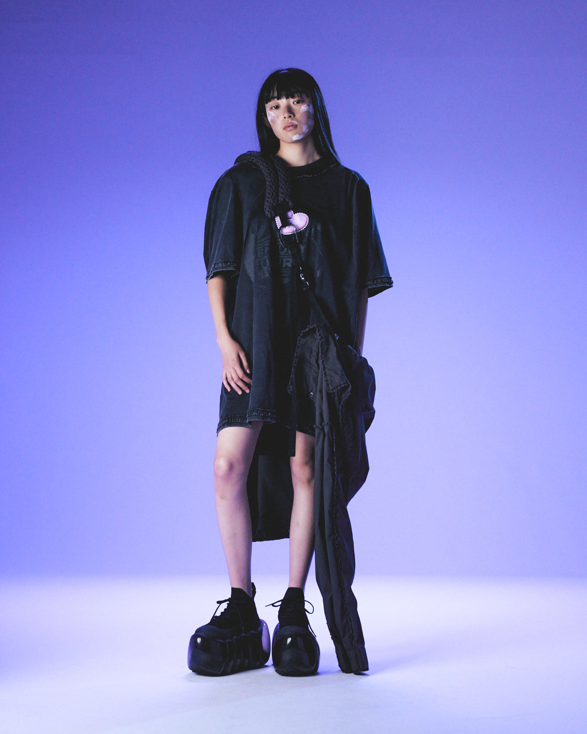 High Bubble Shell / Black