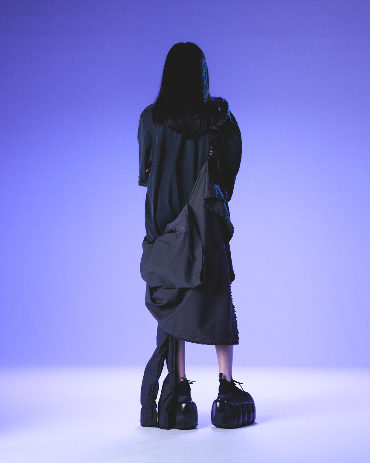 High Bubble Shell / Black