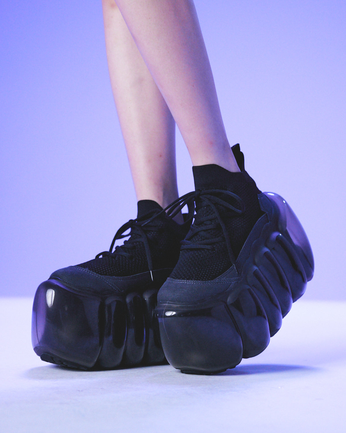 High Bubble Shell / Black