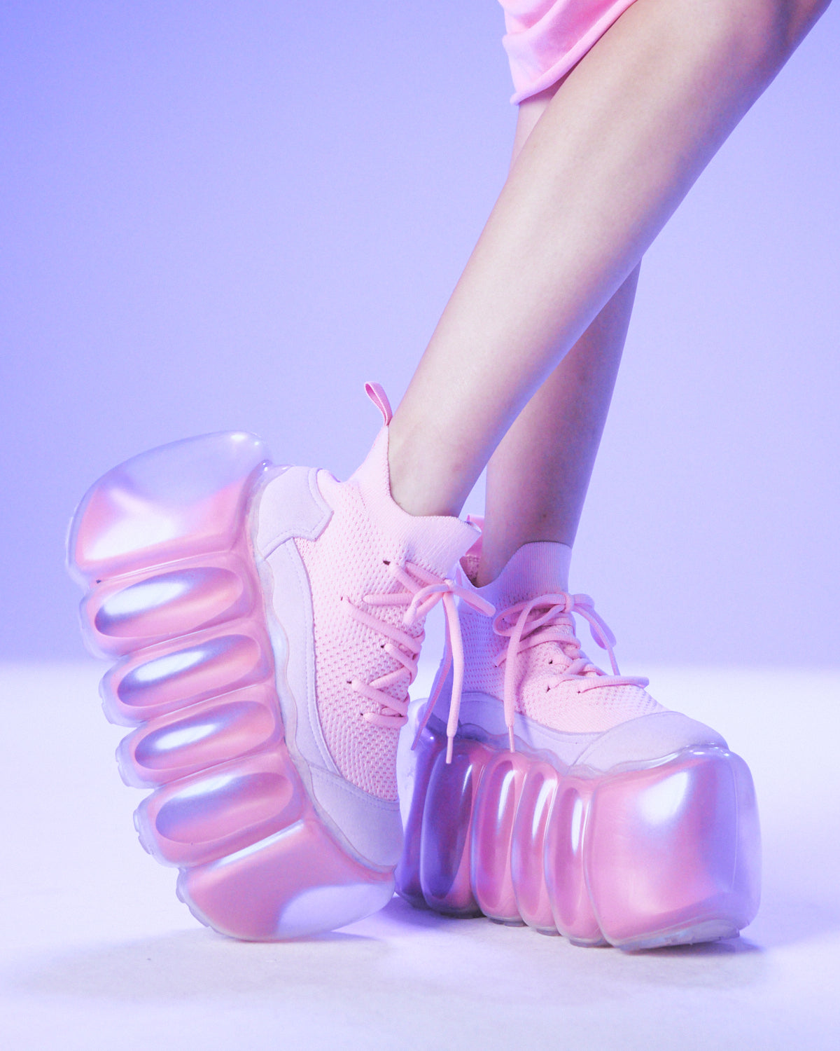 High Bubble Shell / Pink