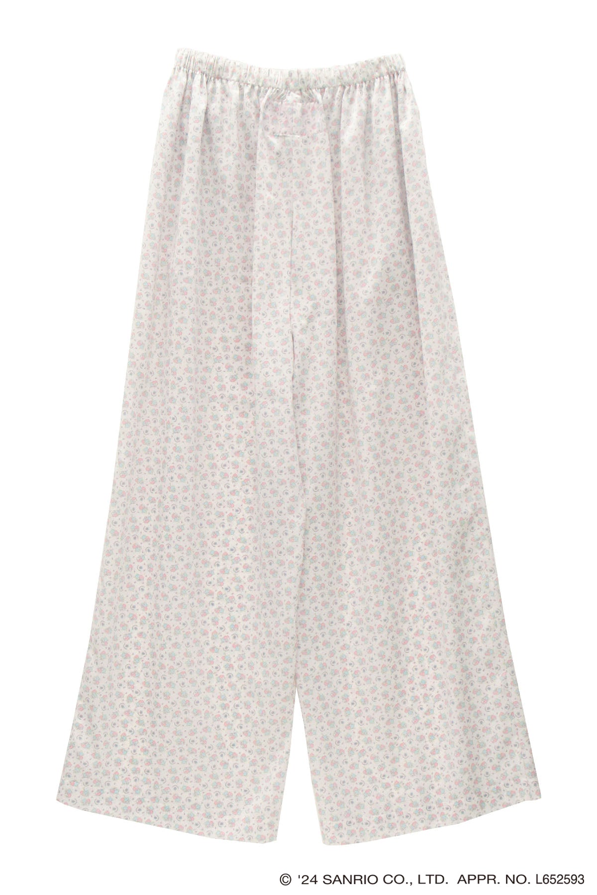 Print Pajamas Pants / White / Little Twin Stars x MIKIOSAKABE