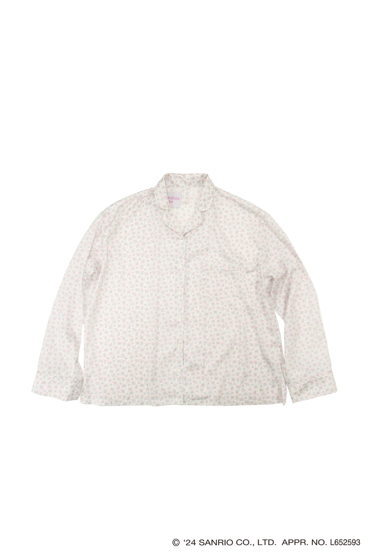 Print Pajamas Tops / White / Little Twin Stars x MIKIOSAKABE / MSLTPJT01