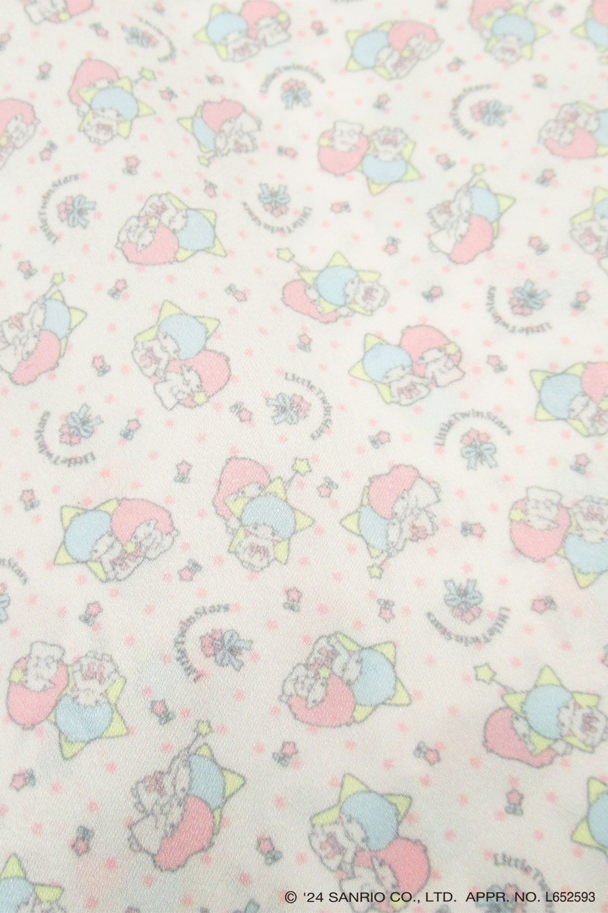 Print Pajamas Pants / White / Little Twin Stars x MIKIOSAKABE
