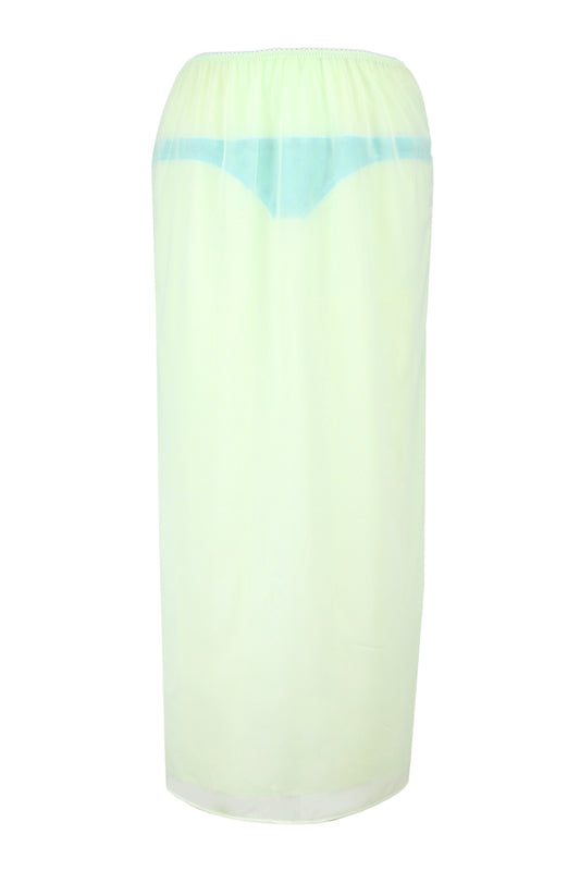 Xray Long Skirt / Lime