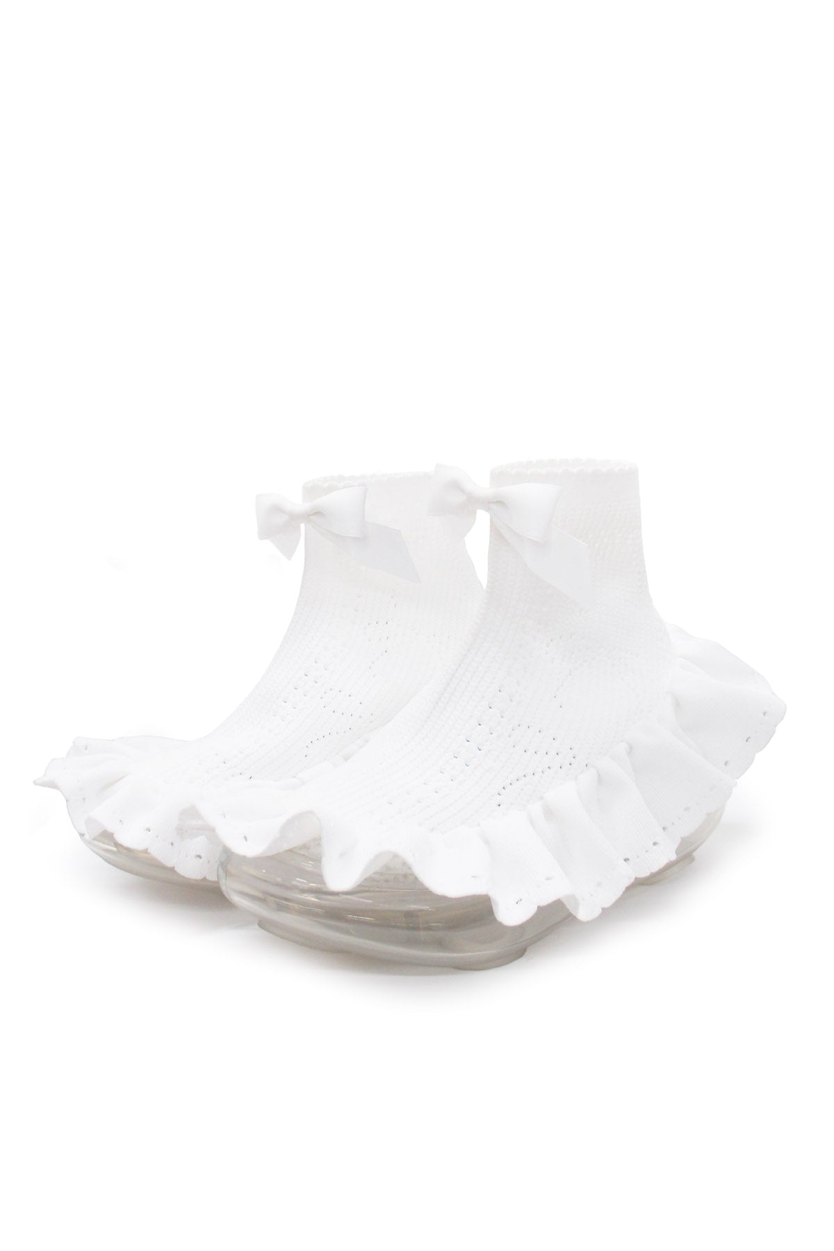 Ruffle Moon / White