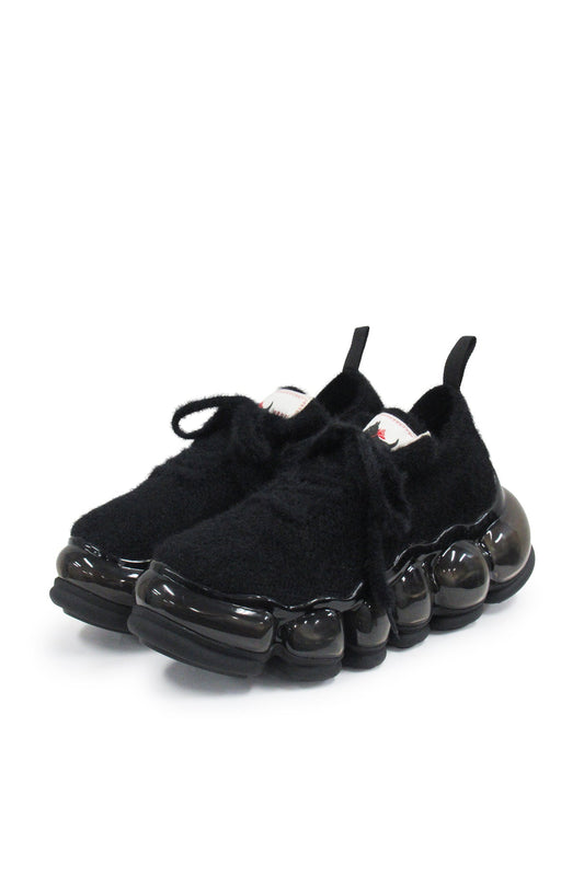 新品“珠宝”马海毛/黑色/PINK HOUSE×MIKIOSAKABE