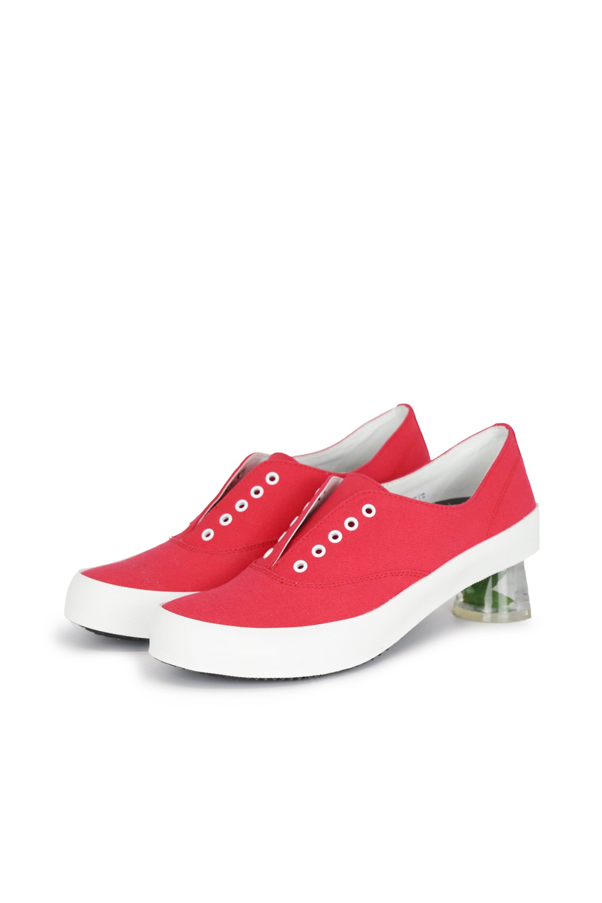 Slip-On Heels / Red
