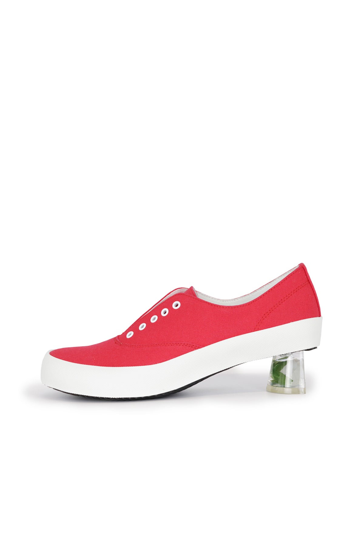 Slip-On Heels / Red