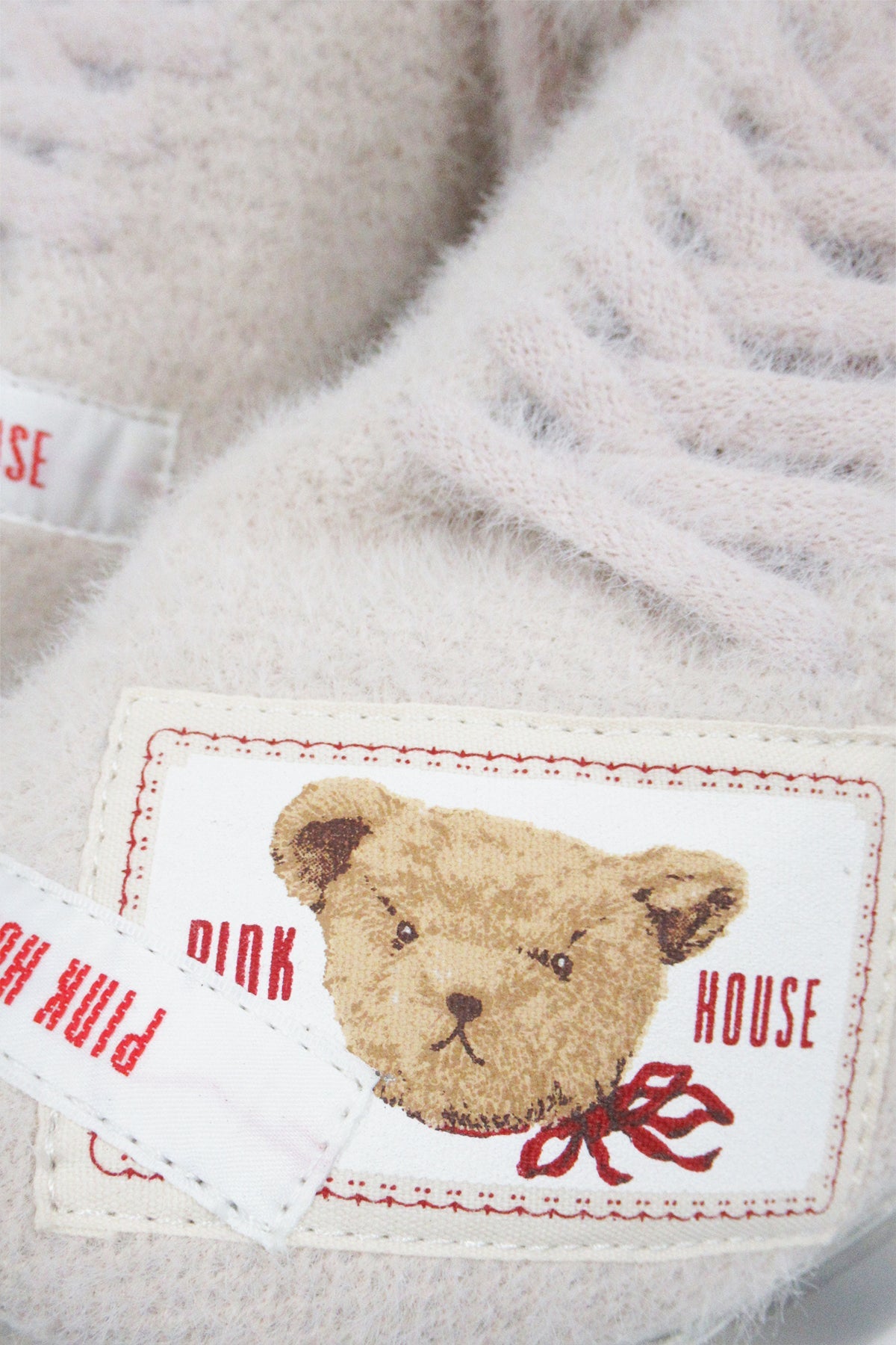 New "Jewelry" Mohair / Beige / PINK HOUSE × MIKIOSAKABE