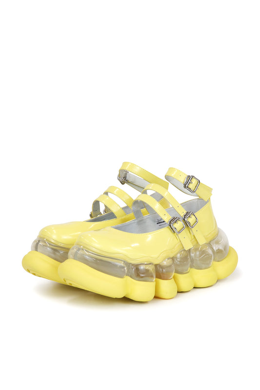 "Jewelry" Ark Three Straps Mary Jane / Yellow