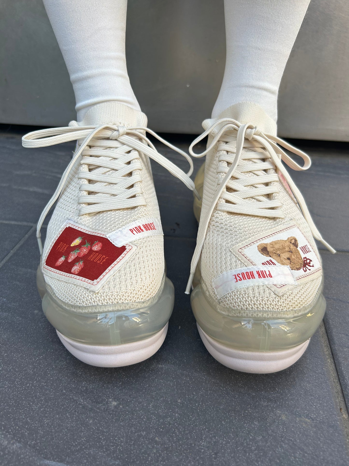 New "Jewelry" Shoes / Beige / PINK HOUSE × MIKIOSAKABE