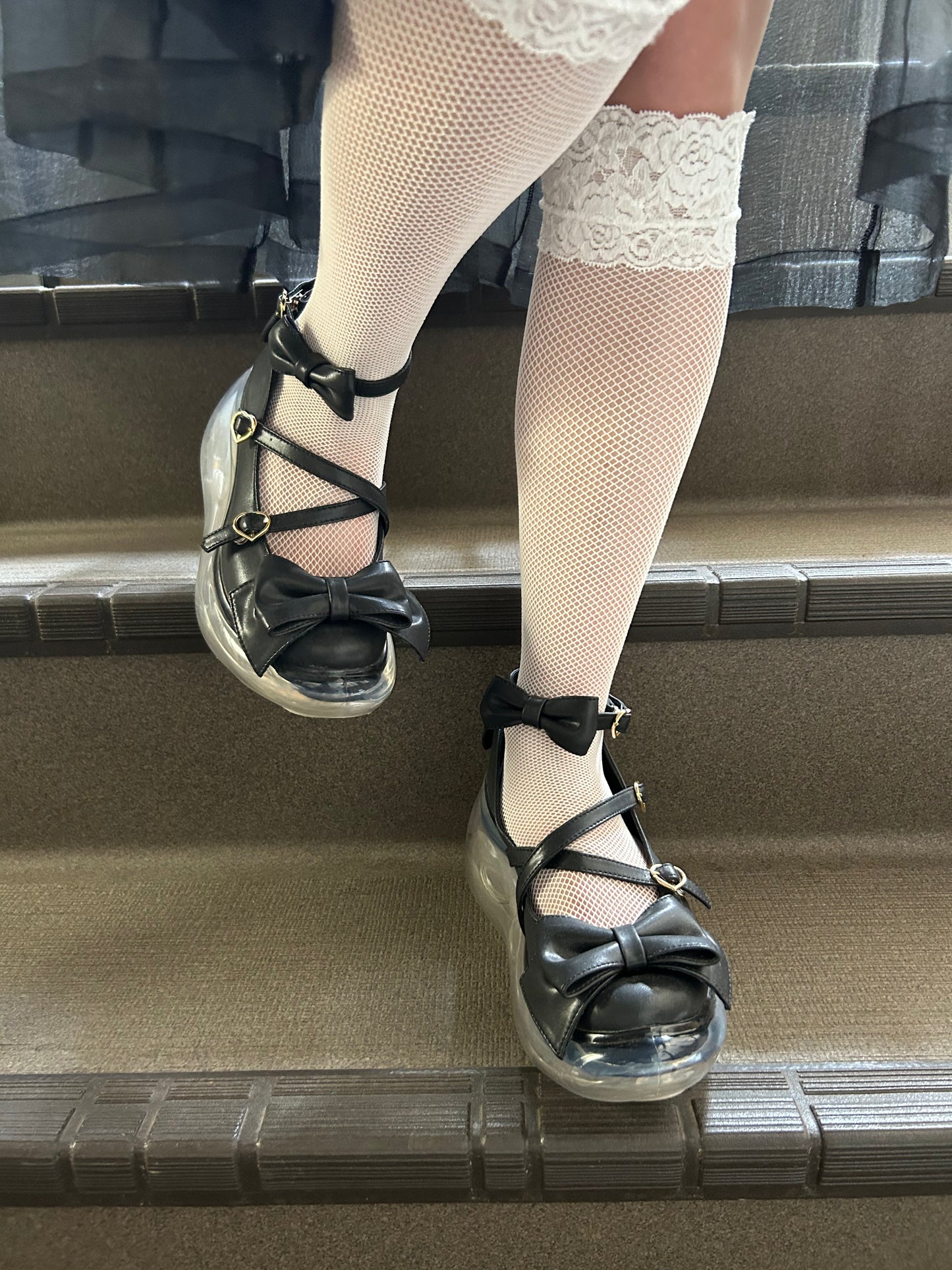 茶会月亮 / 黑色 / JennyFax × Angelic Pretty