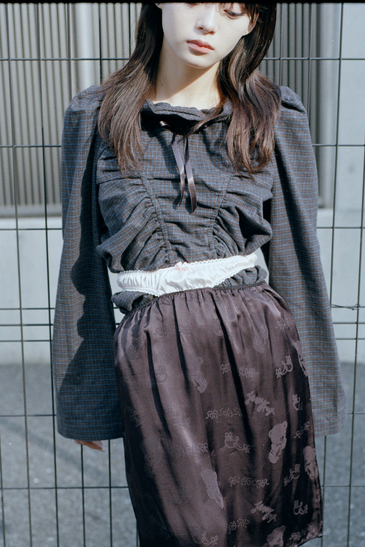 【24AW订单】下垂裙/黑色/JFAW24S02