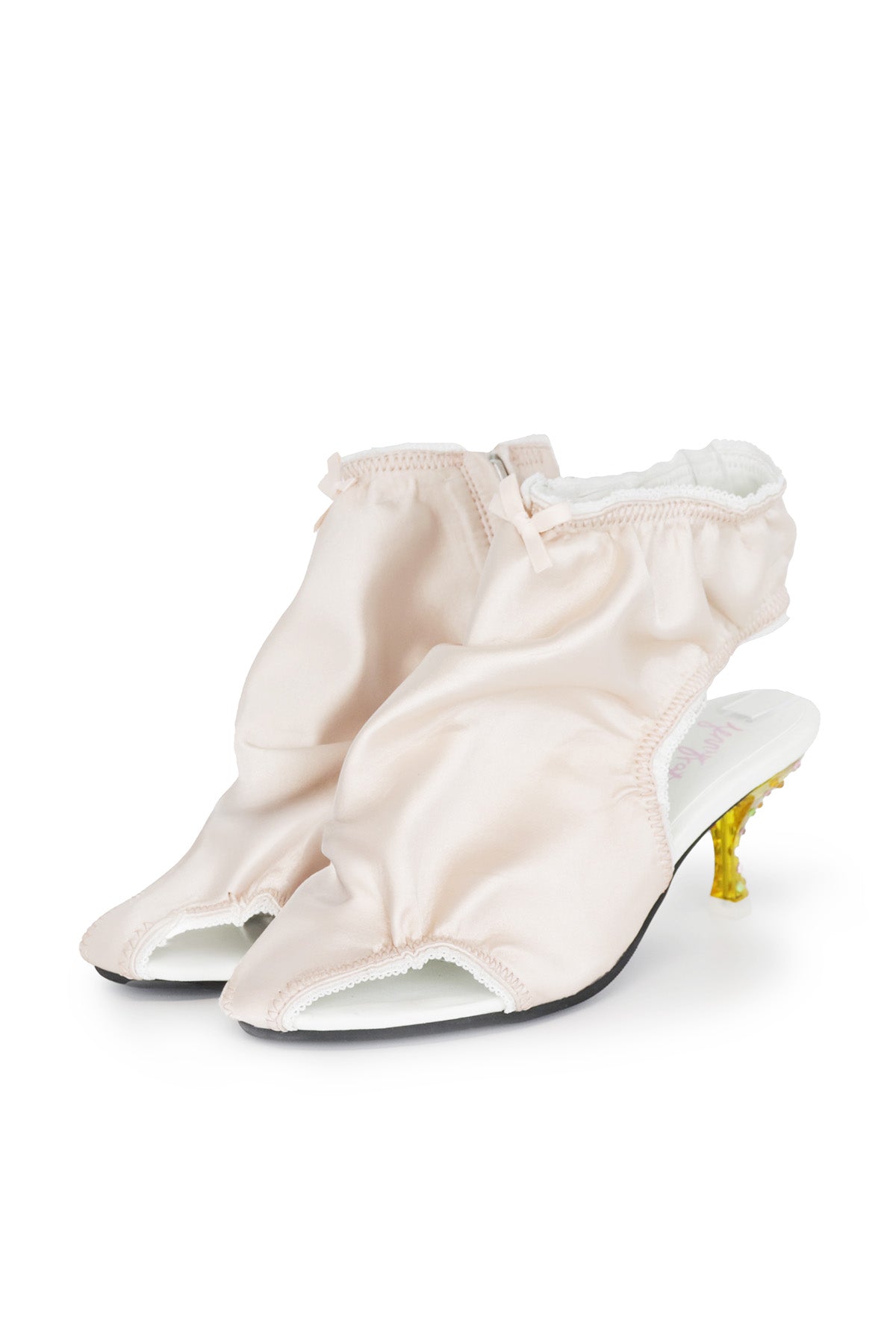 Panty Crystal Heels / Beige