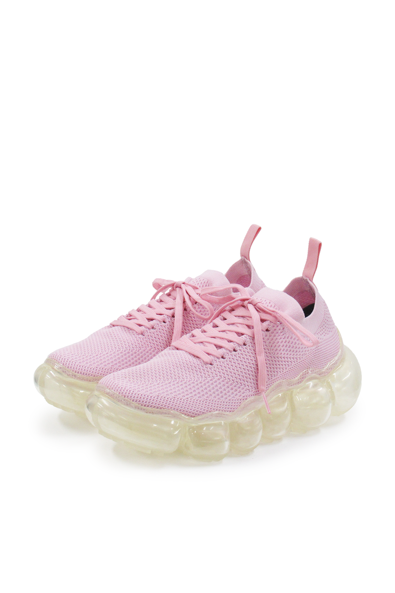 Clear 2025 pink shoes