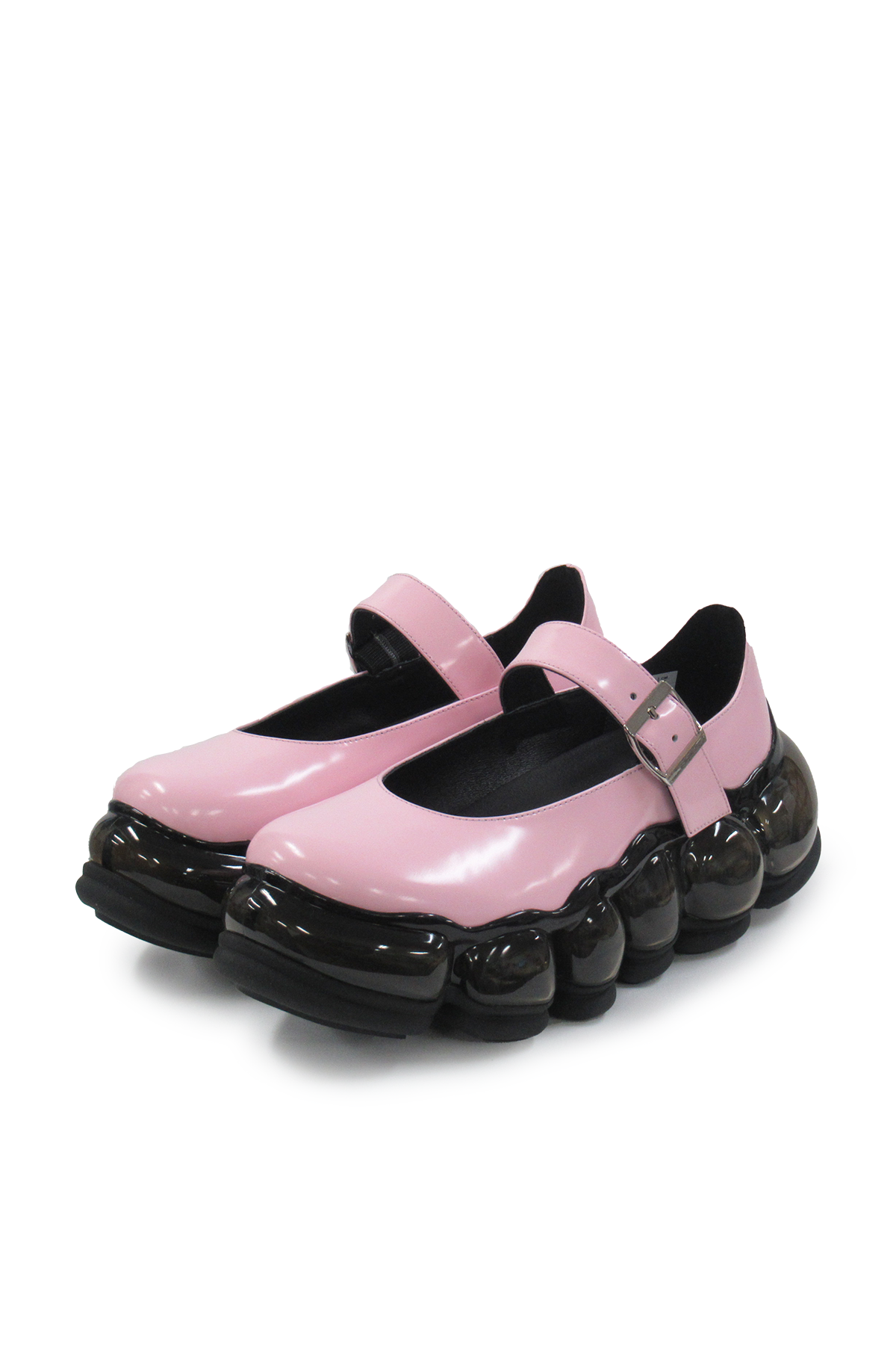 新款“珠宝”玛丽珍/粉黑