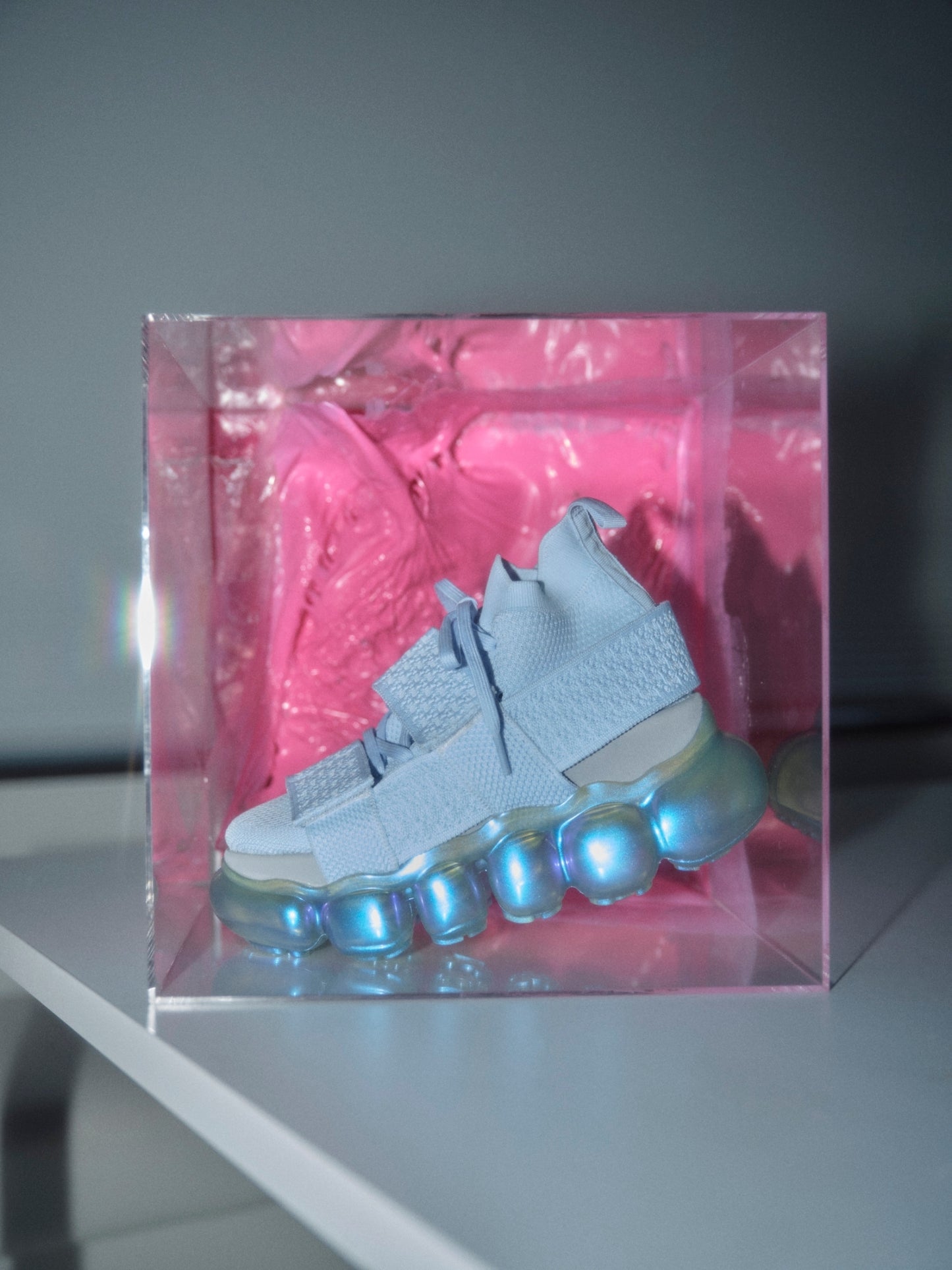 "Jewelry" High Shoes BeltCross / Aurora Light Blue