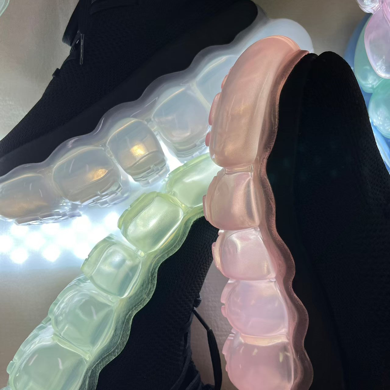 "Jewelry" Basic Shoes / Mint Black