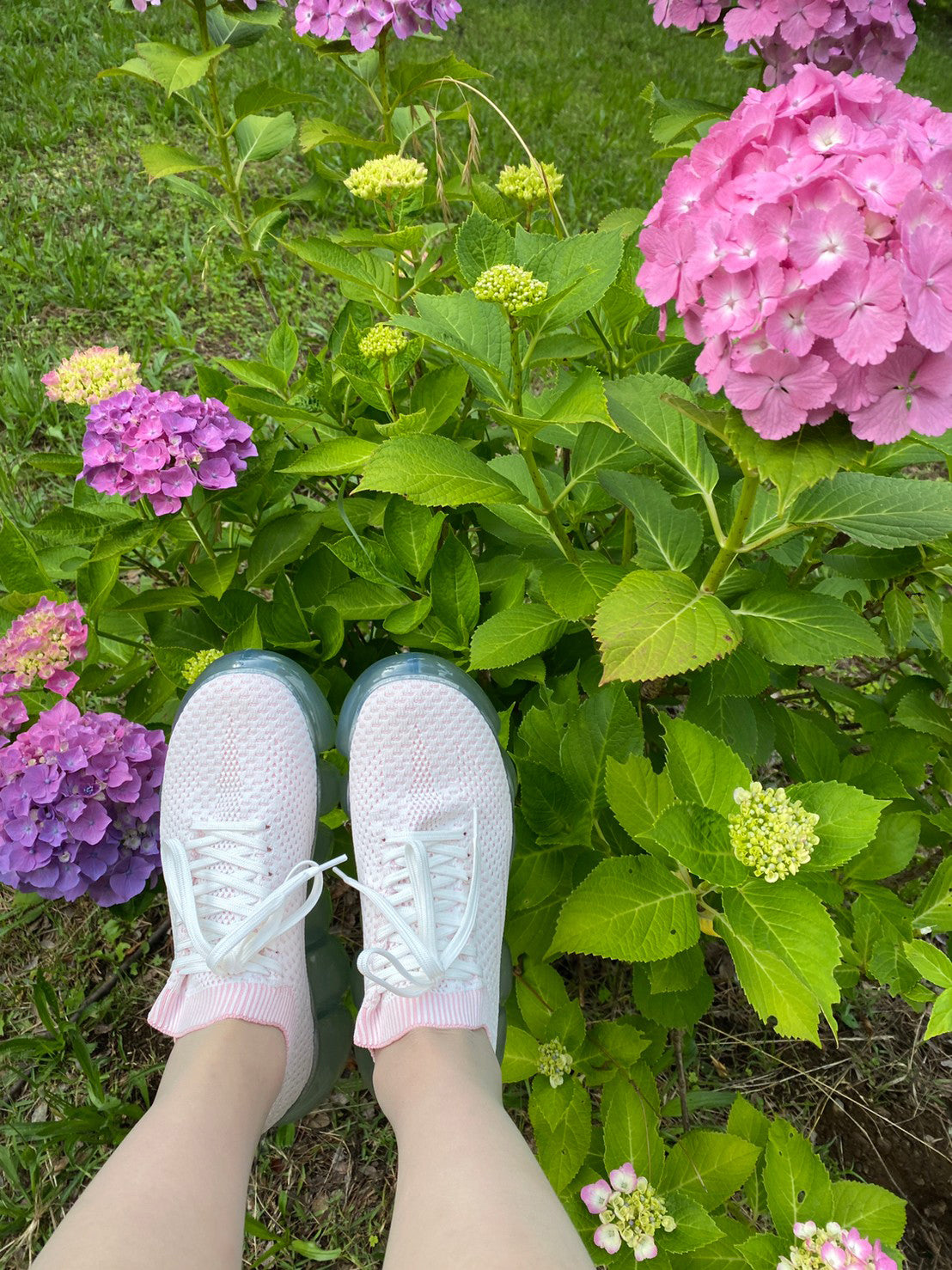 「珠宝」基础款鞋/冰灰粉色