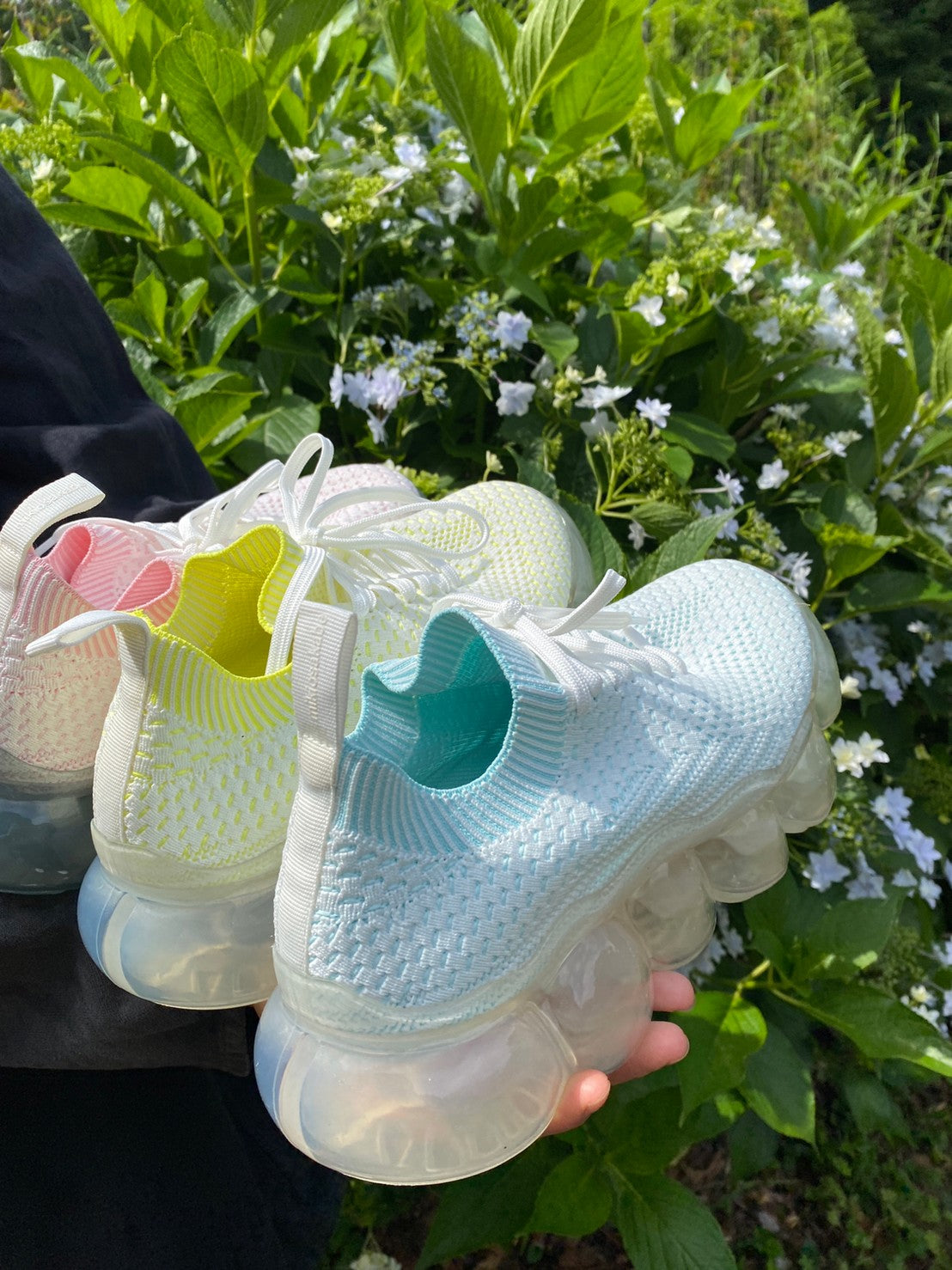 「珠宝」基础款鞋/冰灰粉色