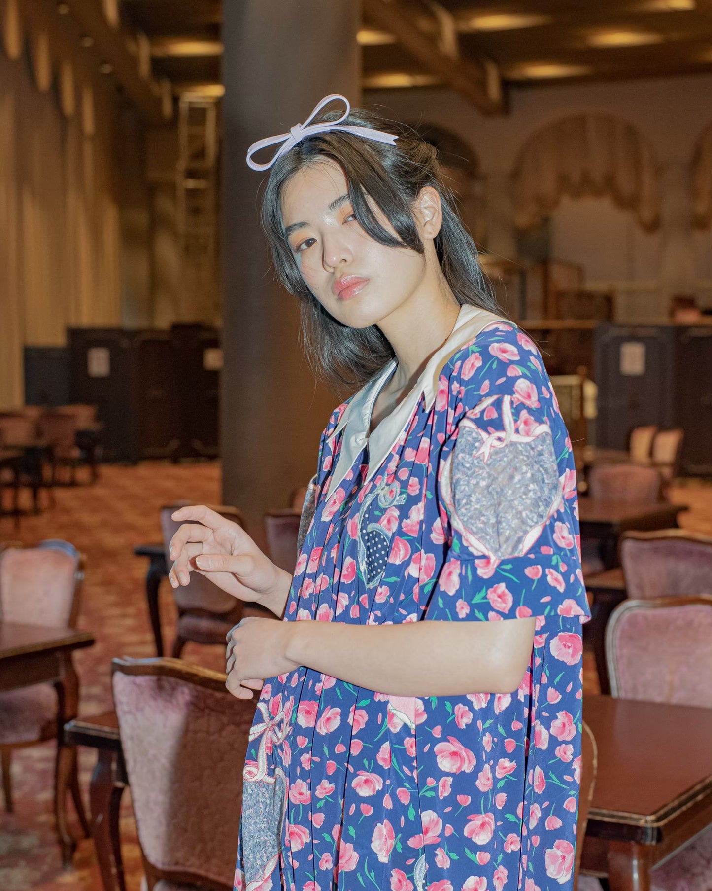 Ribbon hair comb JennyFax × the skips