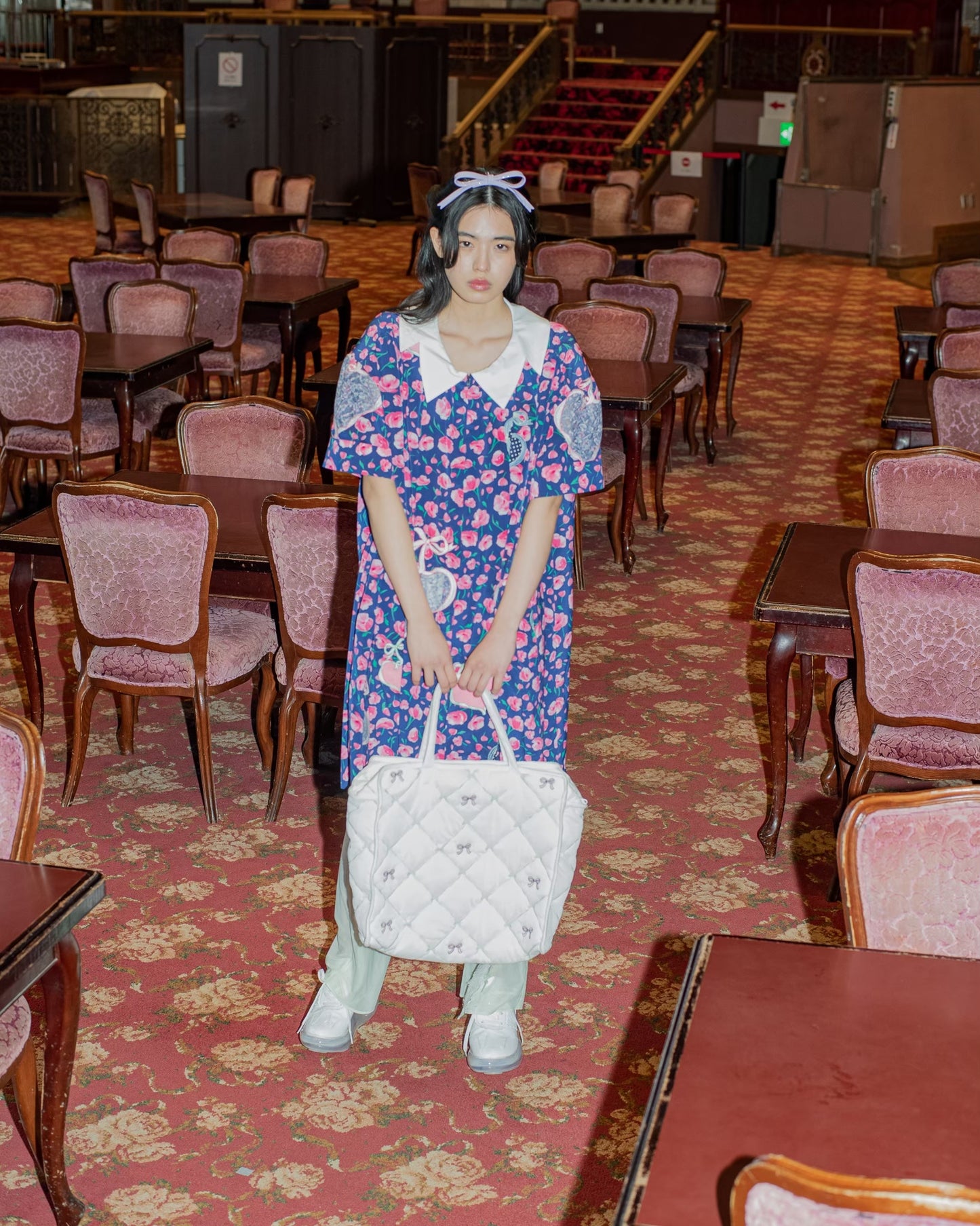 Ribbon hair comb JennyFax × the skips