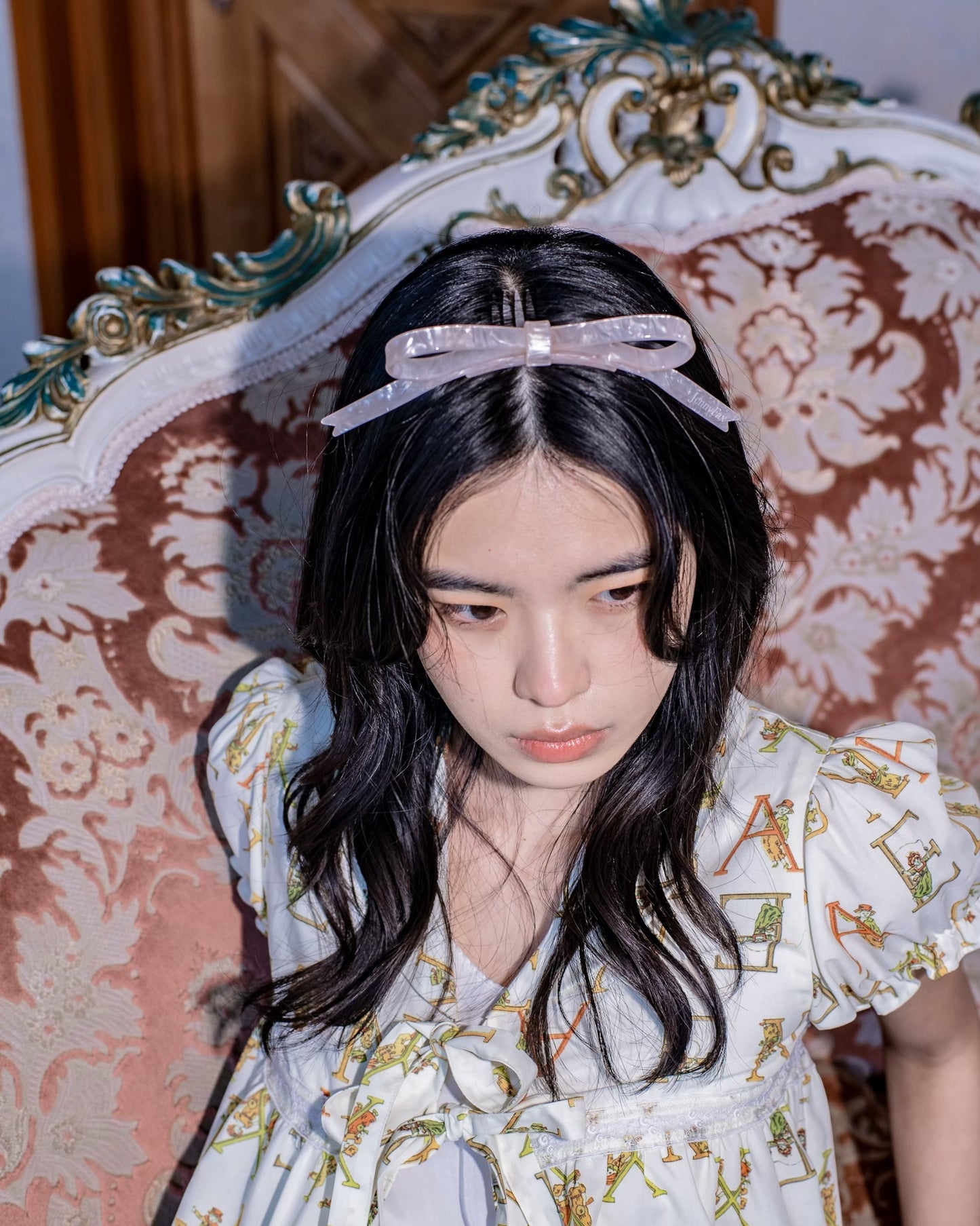 Ribbon hair comb JennyFax × the skips