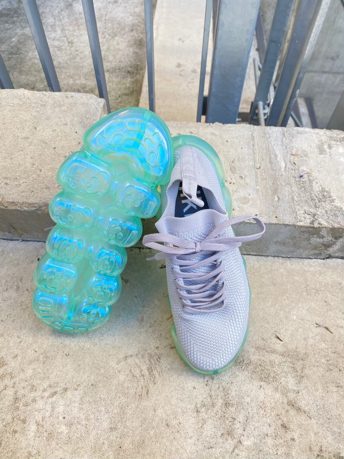 "Jewelry" Basic Shoes / Mint GrayBlue