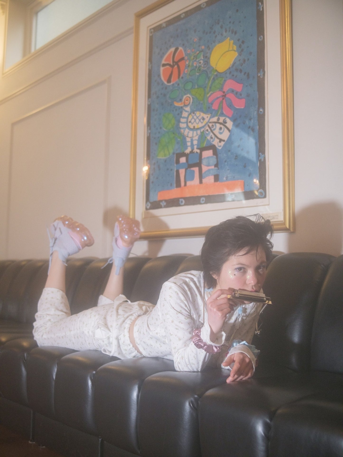 “珠宝”高跟鞋 Beltcross / 极光 浅蓝 粉色