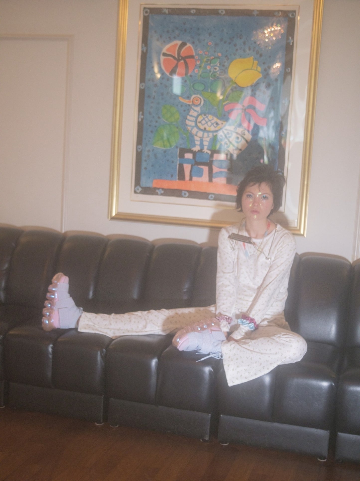 “珠宝”高跟鞋 Beltcross / 极光 浅蓝 粉色