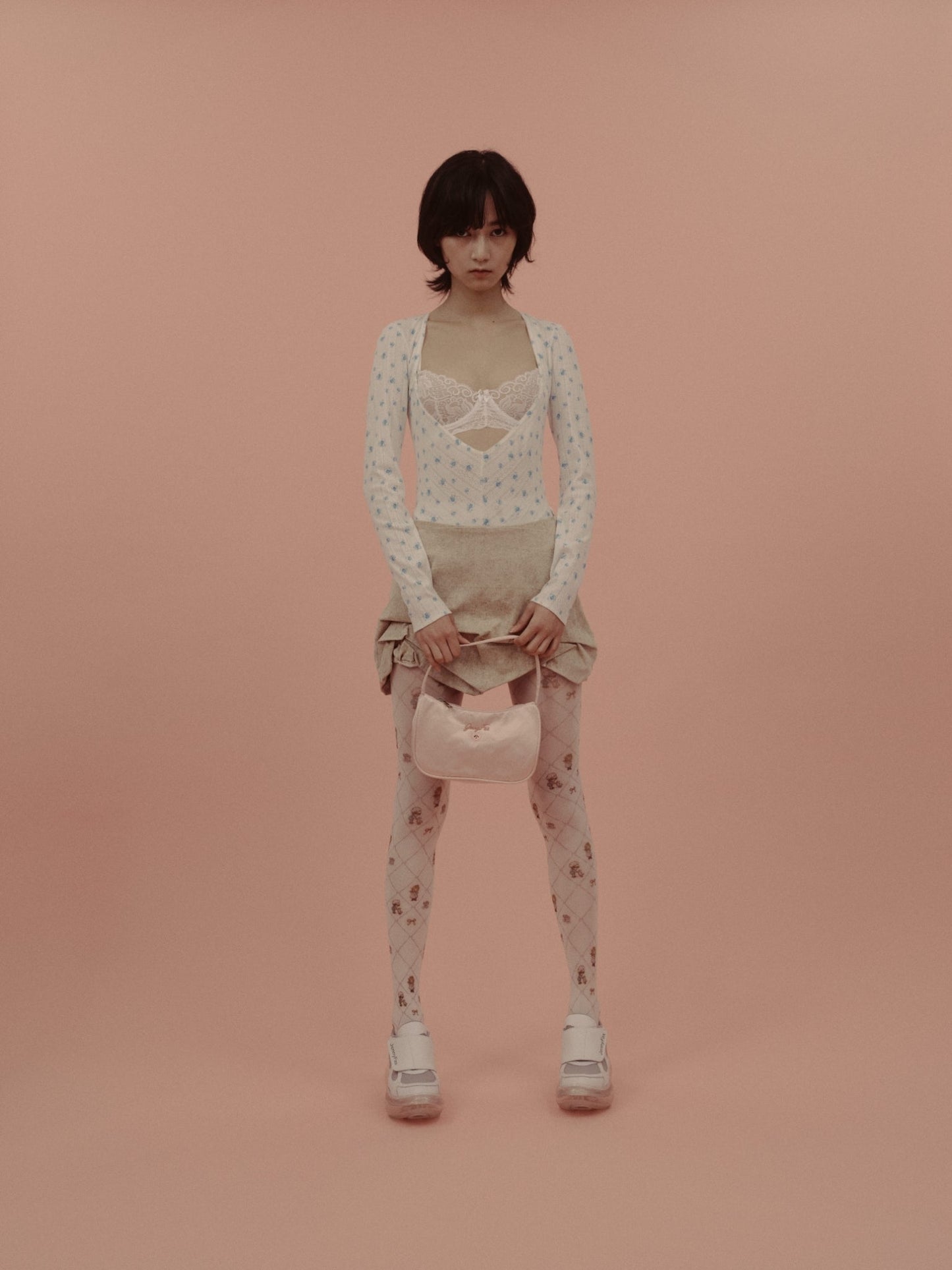 小鹿斑比月亮/白色