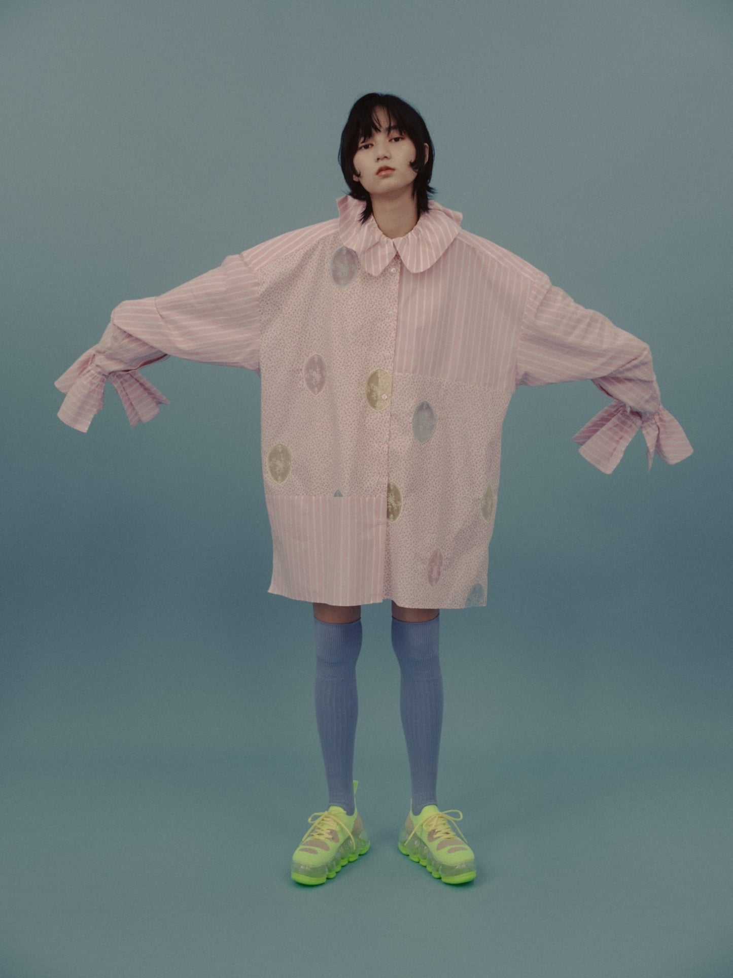 新款“珠宝”鞋/霓虹黄