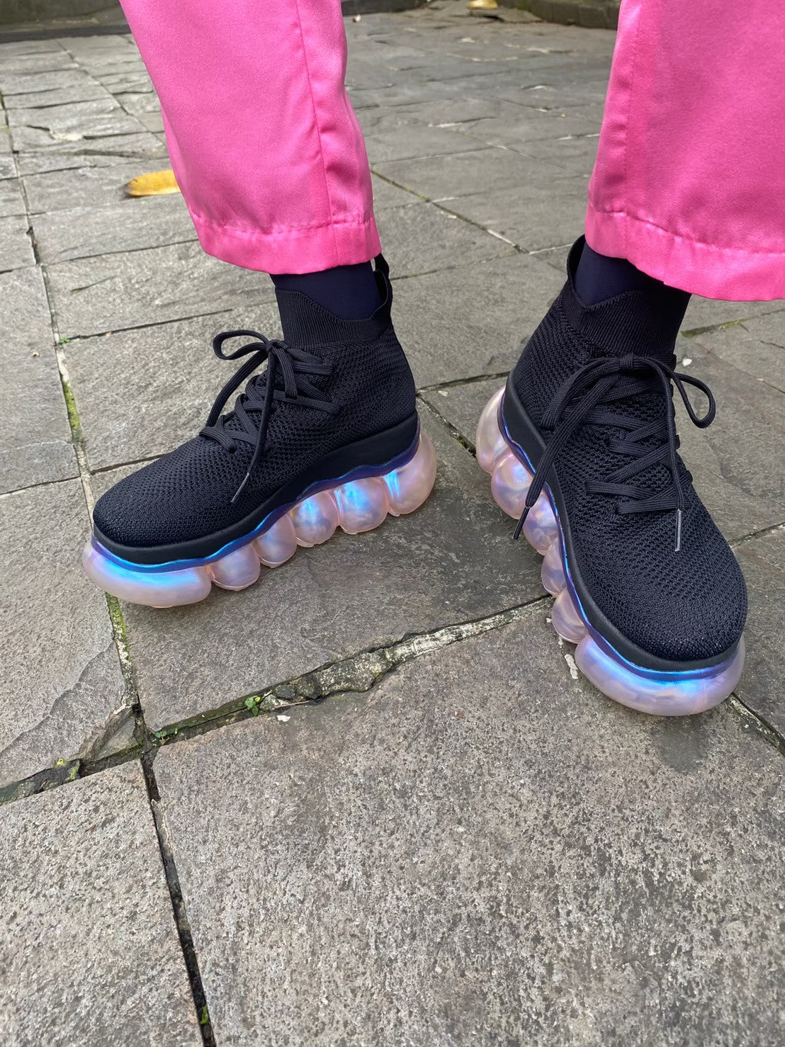 「珠宝」高跟鞋 / AuroraPink 黑色