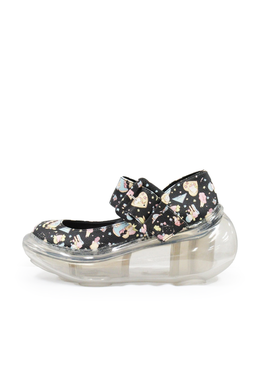 原创印刷玛丽珍/黑色卡通