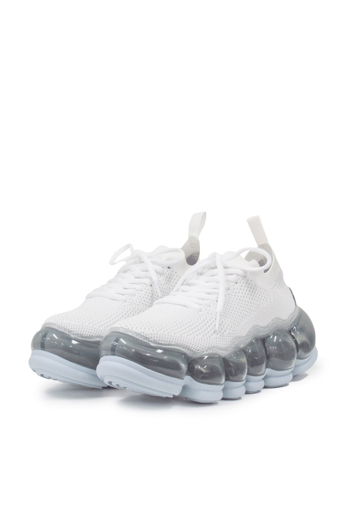 新款“珠宝”鞋/冰白