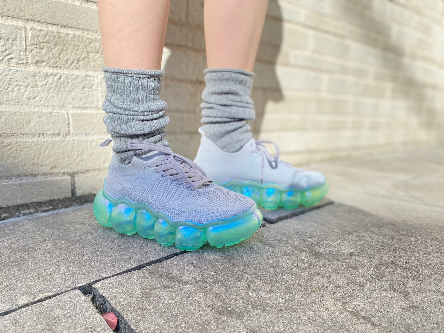 「珠宝」基础款鞋/极光薄荷灰